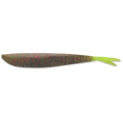 FIN-S FISH LUNKER CITY  10 cm kolor 183 - AVOCADO RED FLAKE CHARTREUSE FIRETAIL