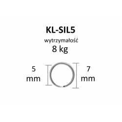KÓŁECZKA ŁĄCZNIKOWE KL-5 - rozmiar 5mm - SILVER