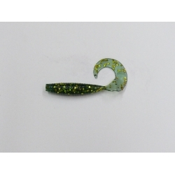 TWISTER PHOENIX  - 5cm - kolor - N36 (ciemna zieleń, złoty brokat)