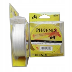 PLECIONKA Phoenix braided x4 okragła WHITE 0,06 - 150m
